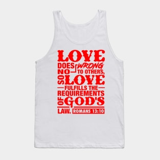 Romans 13:10 Tank Top